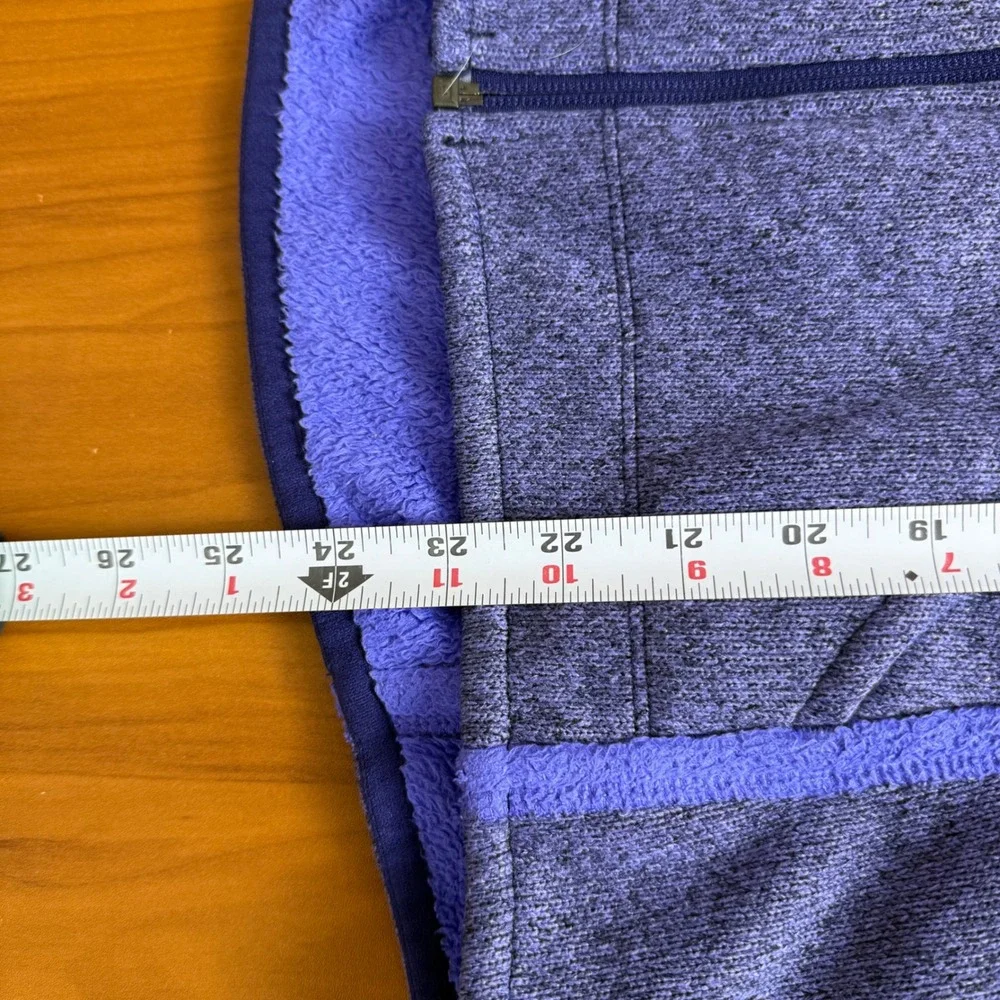 The‎ North Face Womens Fleece Full Zip Jacket Sweater Blue S/P Small